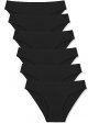 Women's seamless low waisted underwear invisible underwear (6 pack)