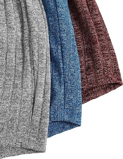 Women's 3 Sets Rib Knit Lounge Set Crop Cami Top and Tie Front Shorts Sleepwear Pajama Set